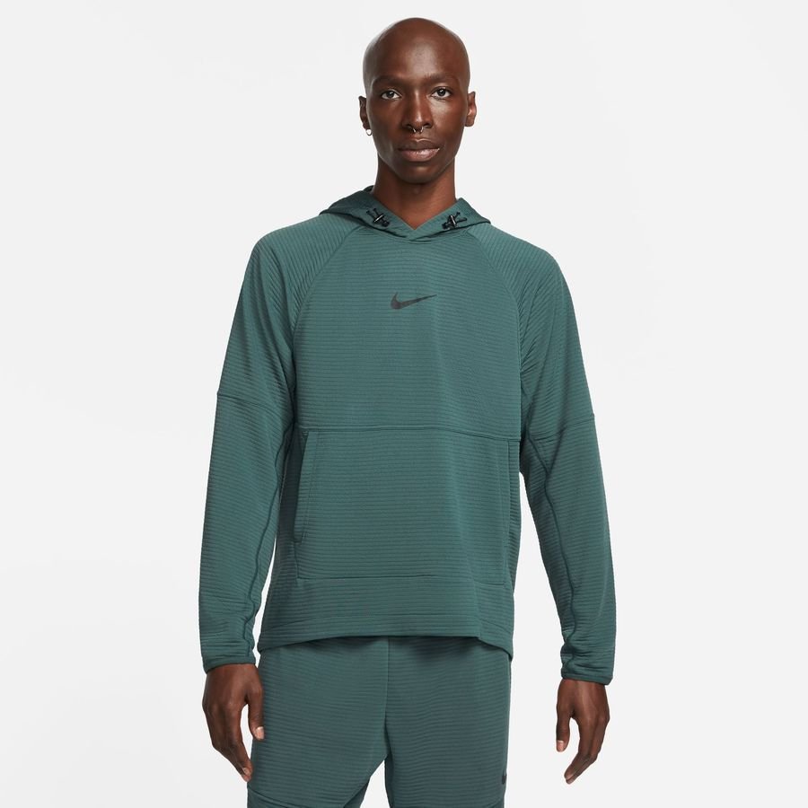 Nike Hættetrøje Dri-FIT Fleece Pullover - Grøn/Sort