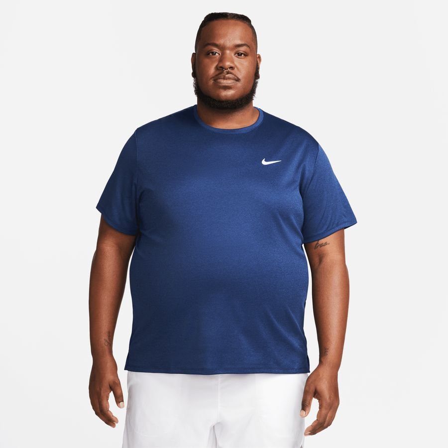 Nike Løbe T-Shirt Dri-FIT UV Miller - Navy/Blå/Sølv