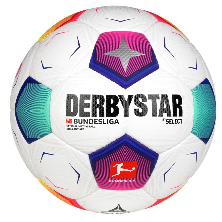 Derbystar Fotboll Brillant APS Bundesliga V23 FIFA Quality Pro 2023/24 - Vit/Multicolor