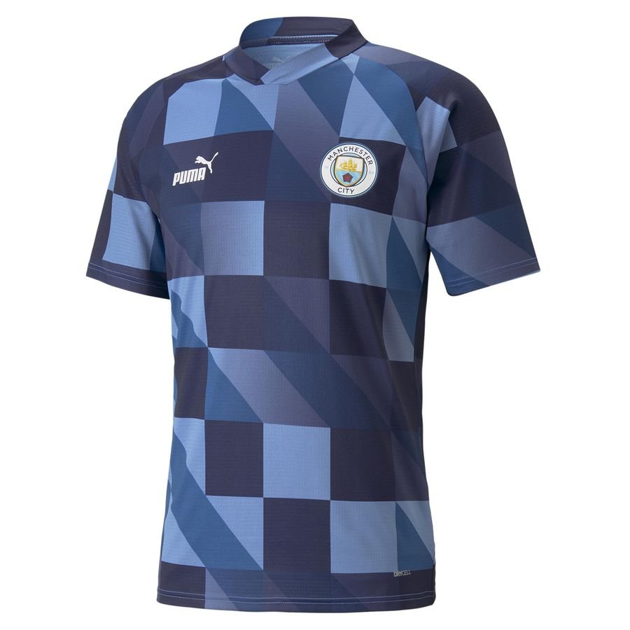 PUMA Manchester City Trainingsshirt Pre Match - Blauw/Navy