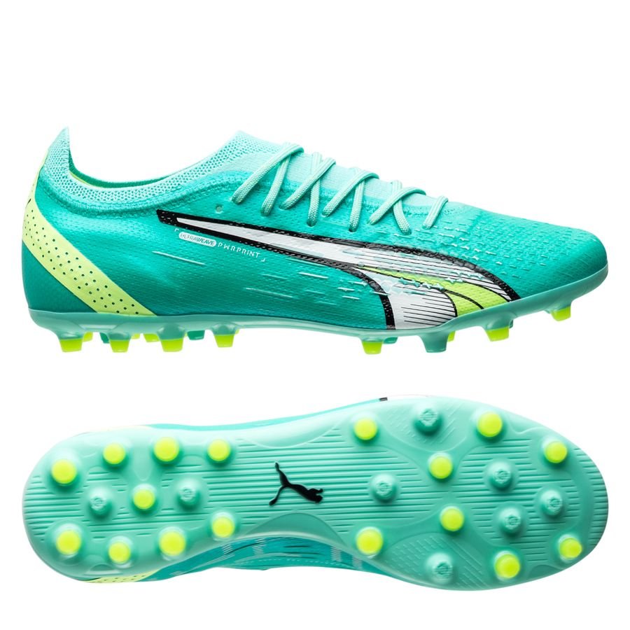 PUMA Ultra Ultimate MG Pursuit - Turquoise/Wit/Groen