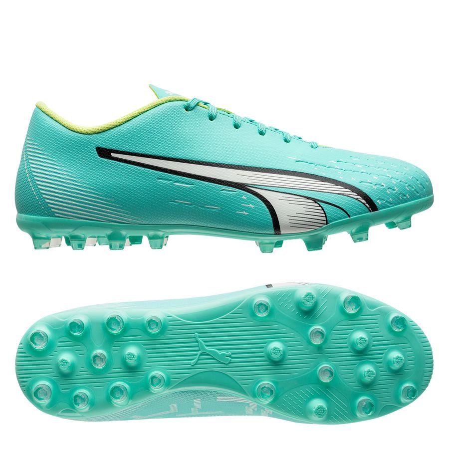 PUMA Ultra Play MG Pursuit - Turquoise/Wit/Groen