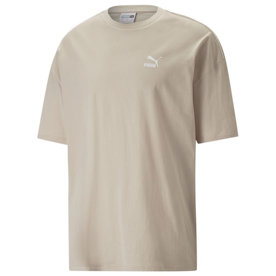 PUMA T-Shirt Classics Oversized - Beige thumbnail
