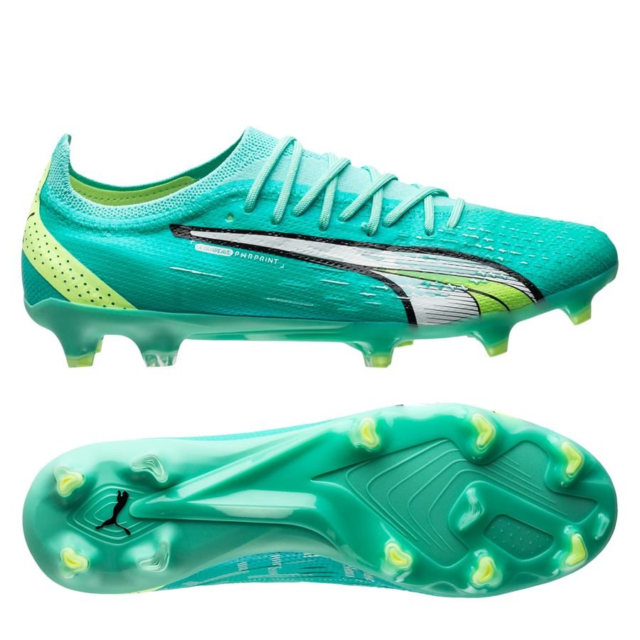 PUMA Ultra Ultimate FG/AG Pursuit - Electric Peppermint/Vit/Fast Yellow