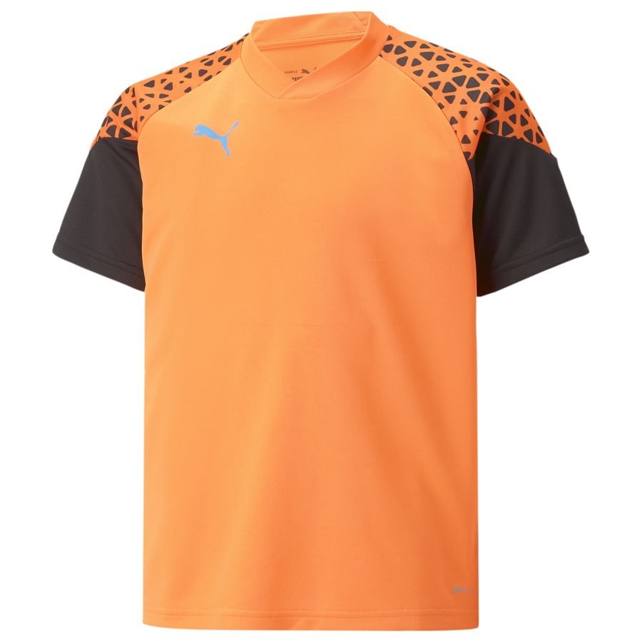 PUMA Trænings T-Shirt IndividualCUP - Orange/Sort Børn thumbnail