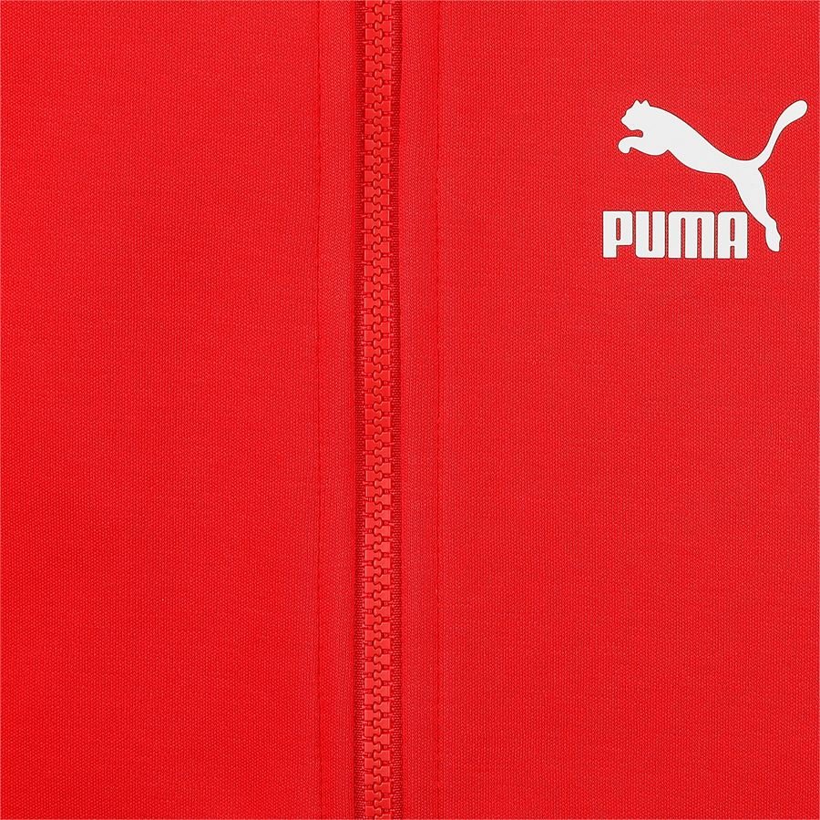 PUMA Track Jacket Iconic T7 - High Risk Red/White Kids