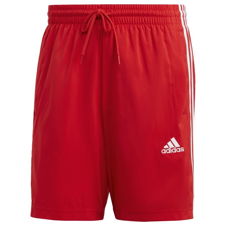 AEROREADY Essentials Chelsea 3-Stripes Shorts Röd