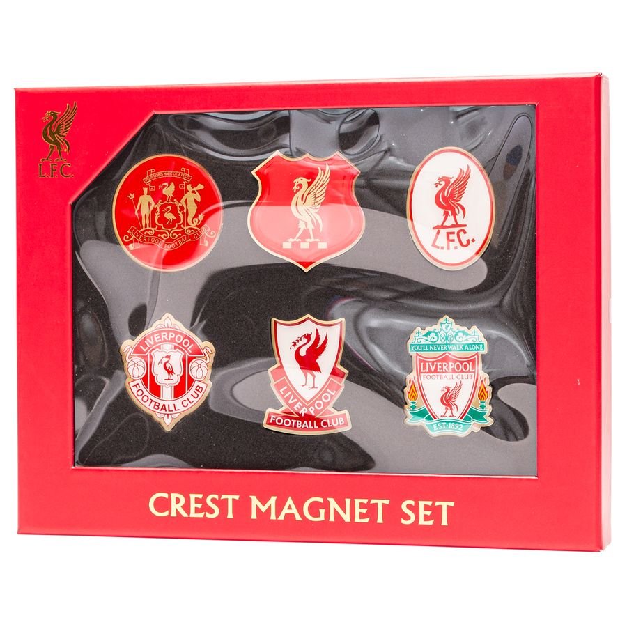 Liverpool Crest Magnet Sæt - Rød