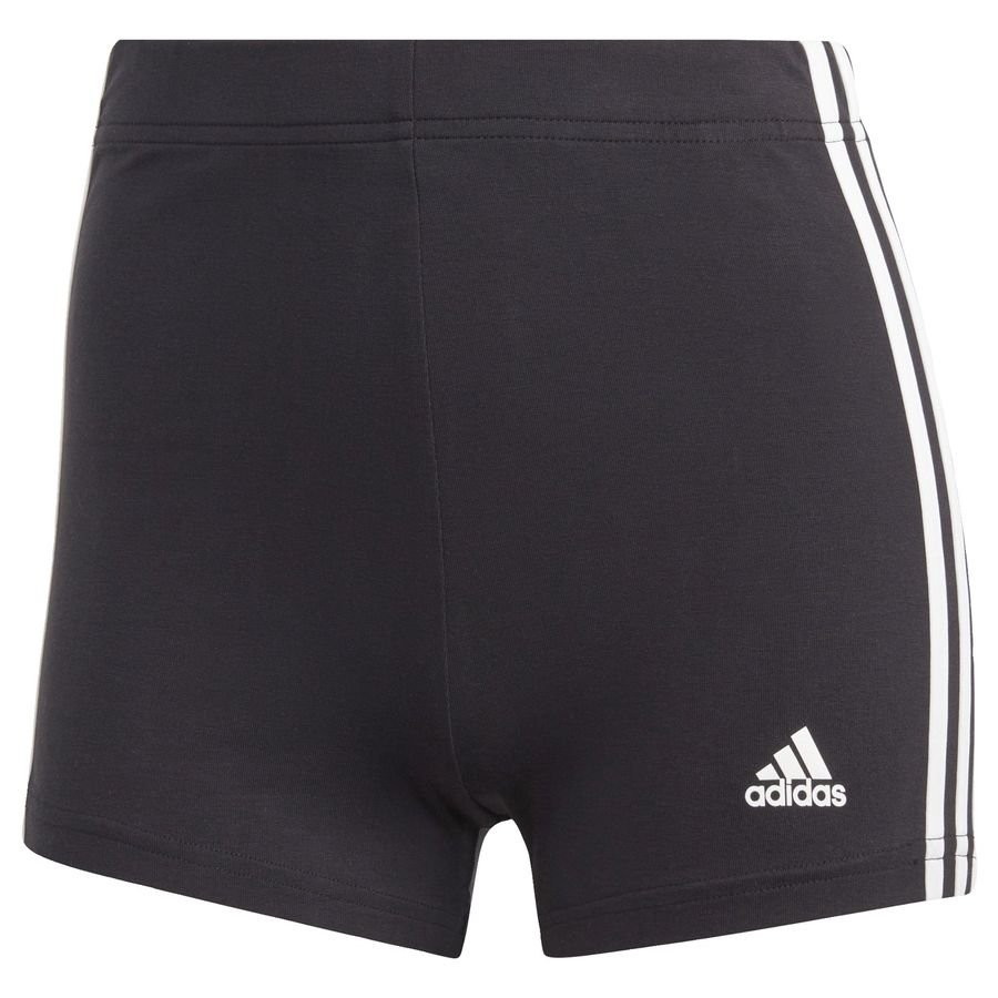 Essentials 3-Stripes Single Jersey Booty shorts Sort thumbnail