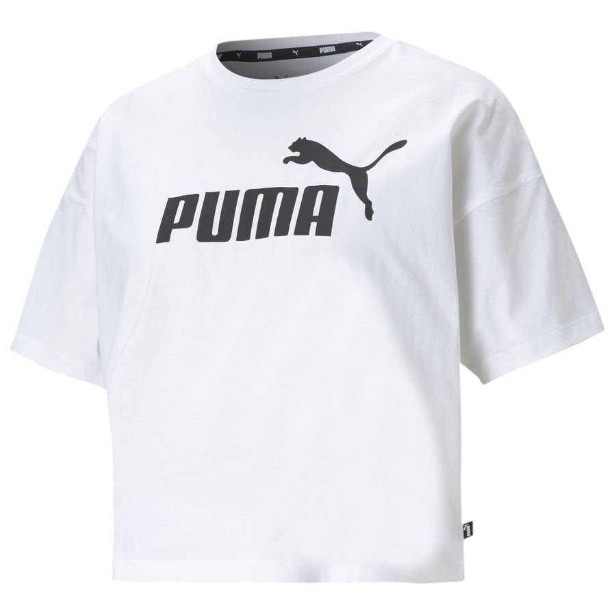 Puma Essentials Logo Cropped Tee Women
