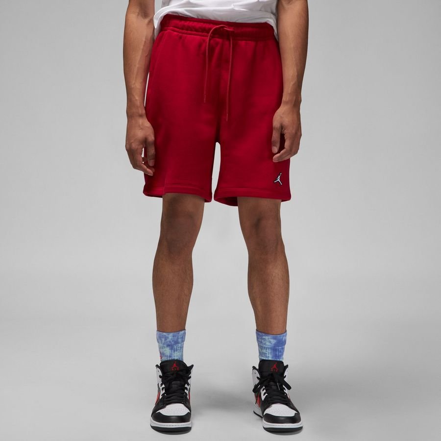 Nike Shorts Jordan Essential Fleece - Rød/Hvid