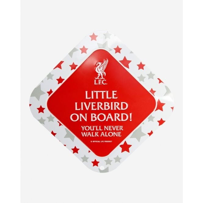 Liverpool Skylt Baby On Board - Röd