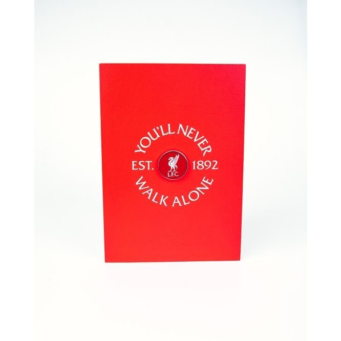 Liverpool Födelsedagskort Liverbird - Röd