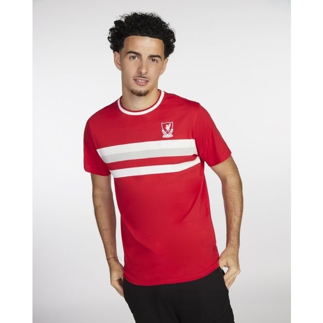 Liverpool T-Shirt 1989 Stripe - Röd/Vit