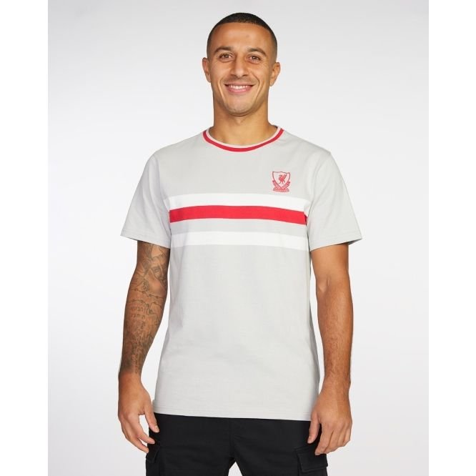 Liverpool T-Shirt Stripe 89 - Grå/Röd