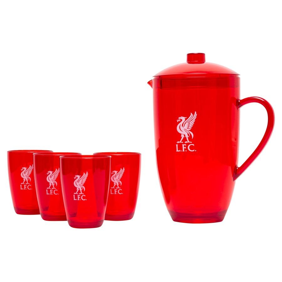Liverpool Jug & Beaker Set - Röd