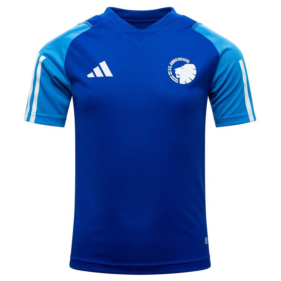 FC Köpenhamn Tränings T-Shirt Tiro 23 Competition - Blå/Blå/Vit Barn