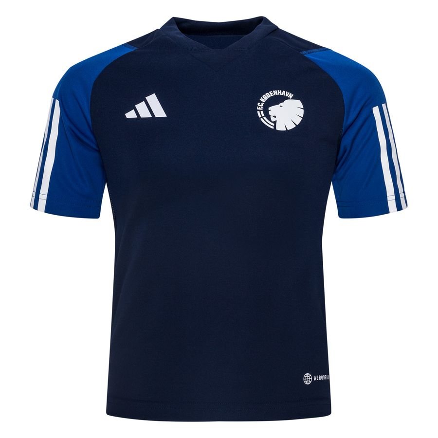 FC Köpenhamn Tränings T-Shirt Tiro 23 Competition - Navy/Blå/Vit Barn