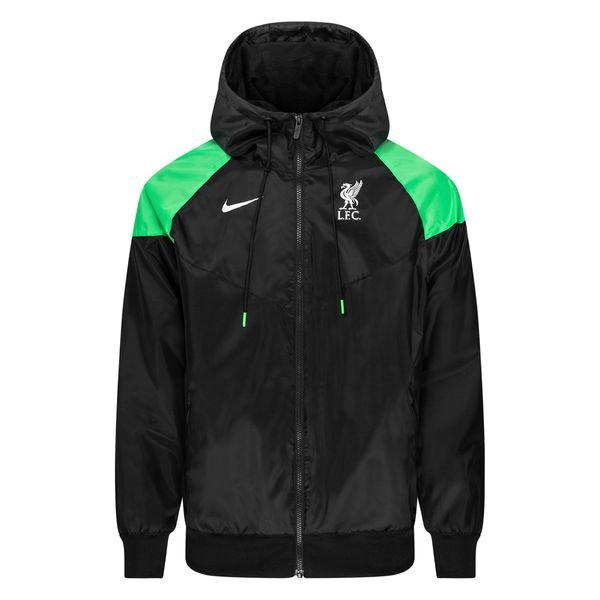 Liverpool Jacket Windrunner NSW Woven - Black/Poison Green/White | www ...