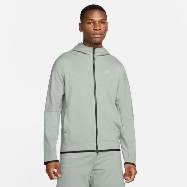 Nike Hoodie Tech Essentials Full Zip Lightweight - Mica Green/Black ...