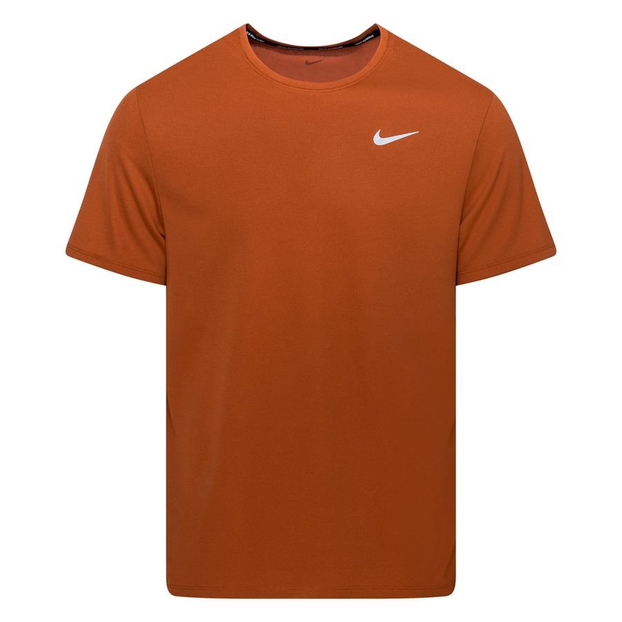 Nike Løbe T-Shirt Dri-FIT UV Miller - Orange/Sølv thumbnail