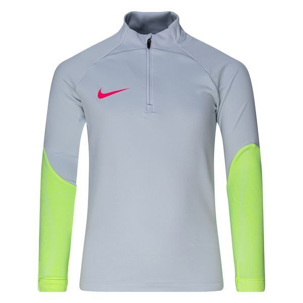 Nike Strike - Kinder Trainingsshirt Grau/Neon/Pink Dri-FIT