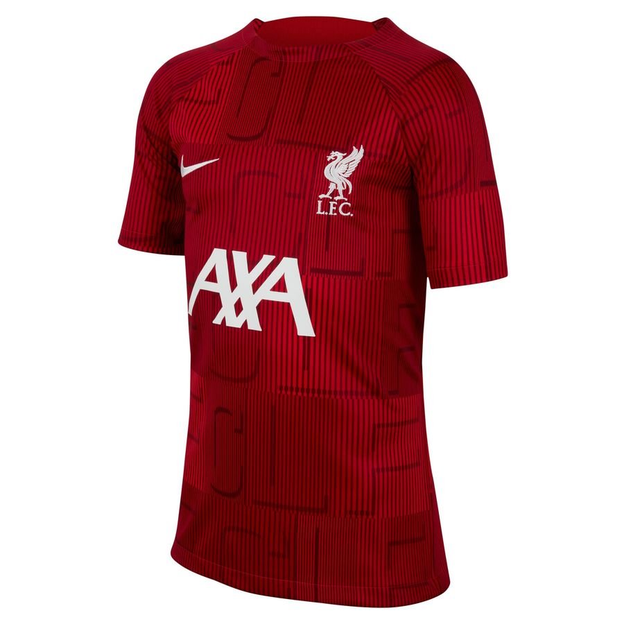 Liverpool Tränings T-Shirt Dri-FIT Pre Match - Röd/Vit Barn
