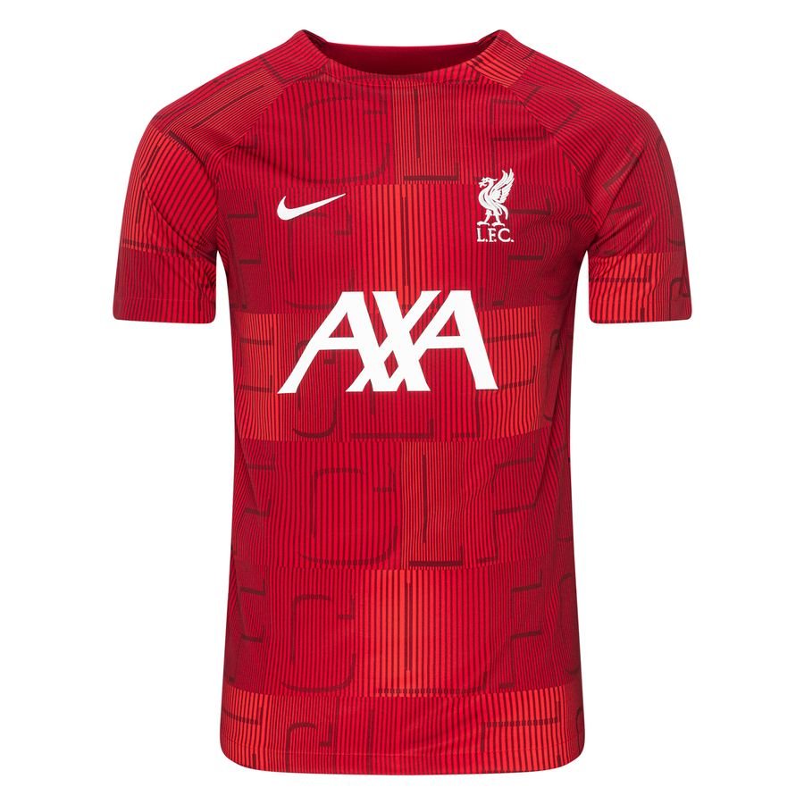 Liverpool Trænings T-Shirt Dri-FIT Pre Match - Rød/Hvid thumbnail