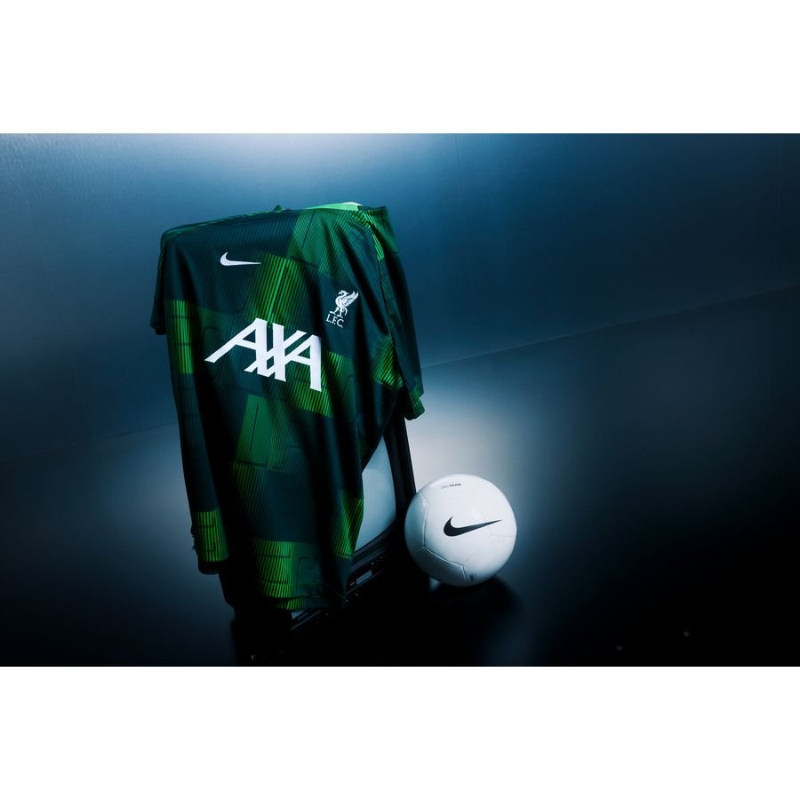 Bilde av Liverpool Trenings T-skjorte Dri-fit Pre Match - Grønn/poison Green/hvit Dame - Nike, Størrelse Small
