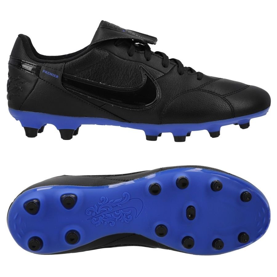 Nike Premier III FG - Zwart/Blauw