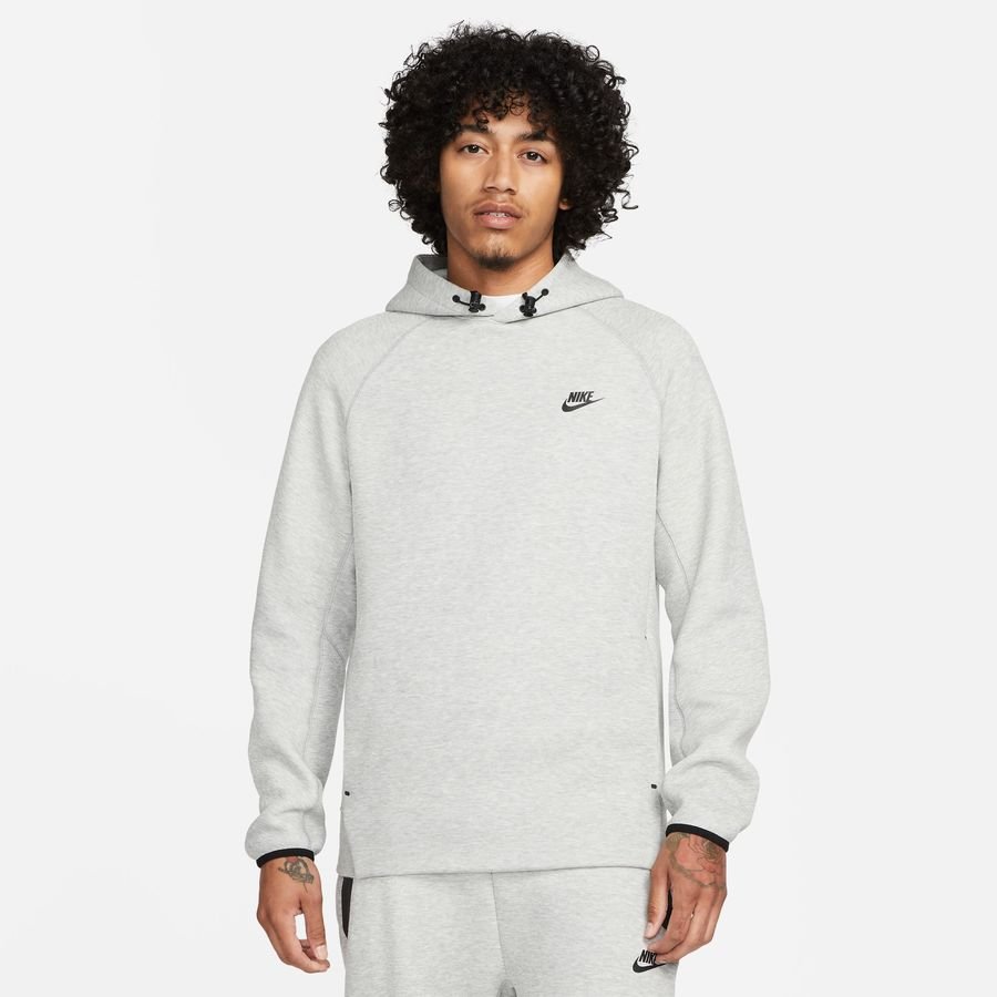 Nike Hættetrøje Tech Fleece Pullover 2023 - Grå/Sort thumbnail