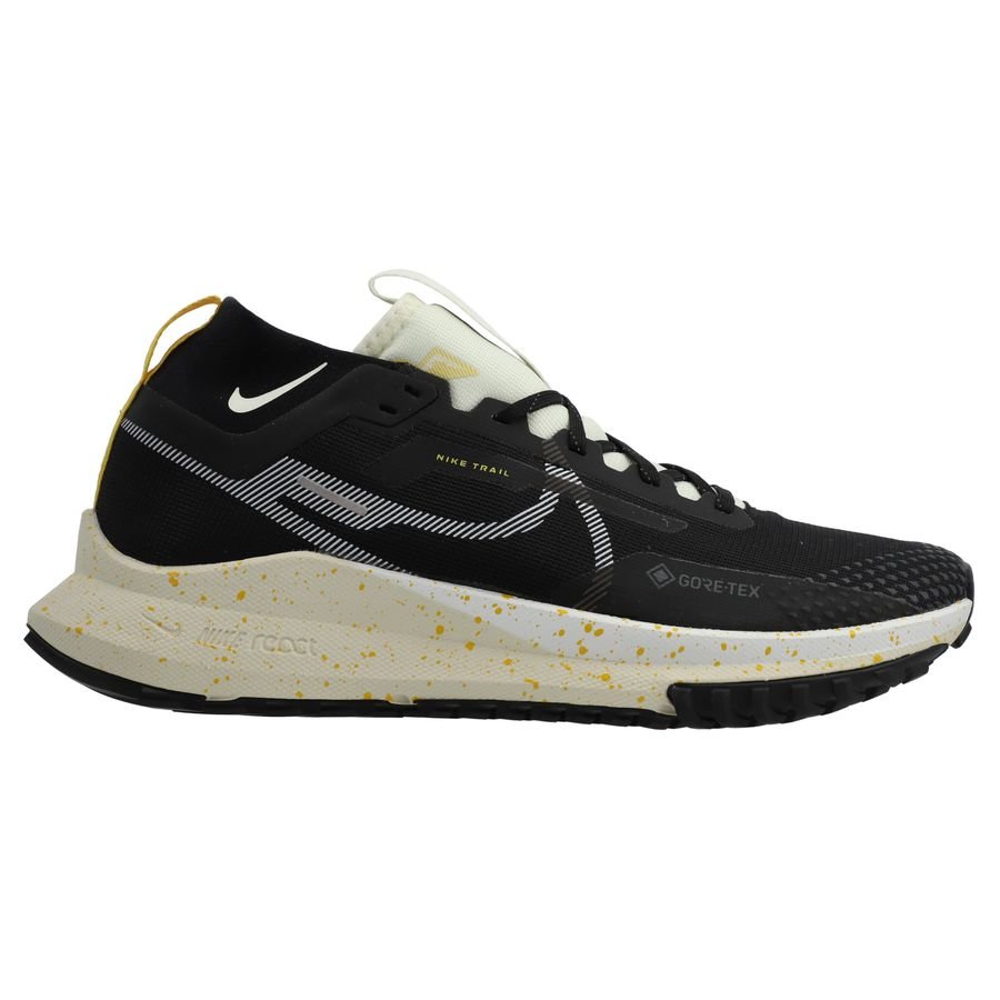 Nike Løbesko React Pegasus Trail 4 Gore-Tex - Sort/Hvid/Hvid/Gul