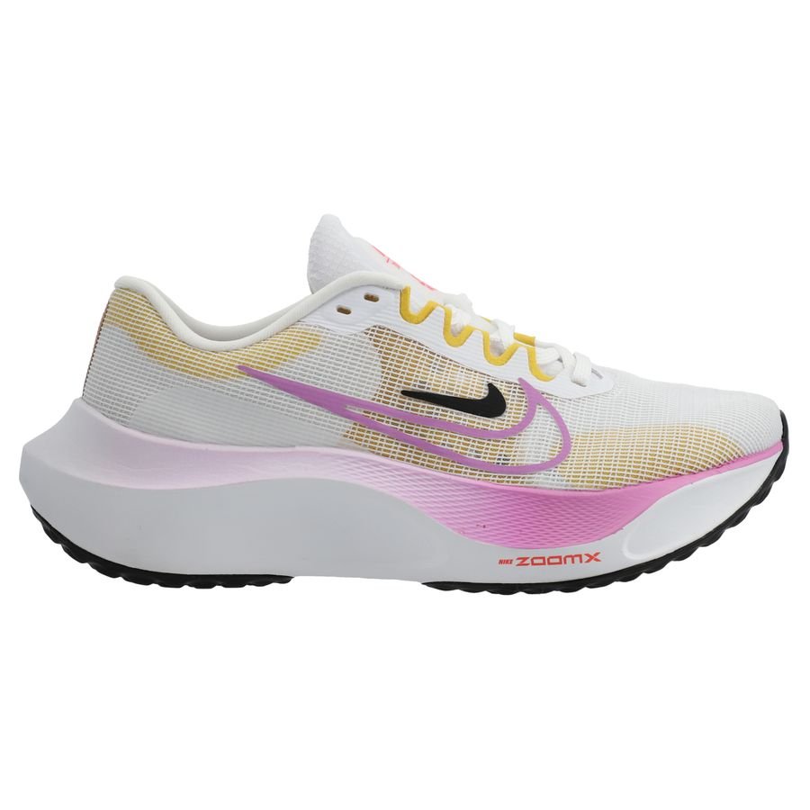 Nike Løbesko Zoom Fly 5 - Hvid/Pink/Gul Kvinde