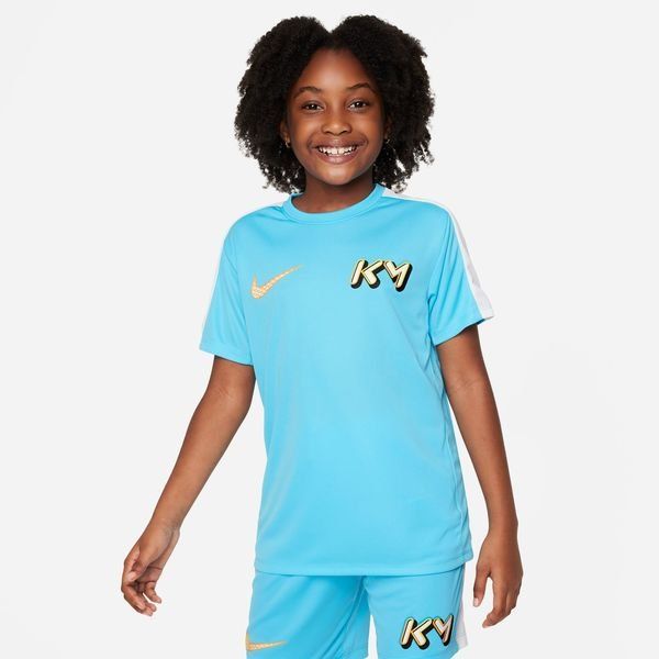 Nike T-shirt d'Entraînement Dri-FIT Mbappé Personal Edition - Bleu/Blanc  Enfant