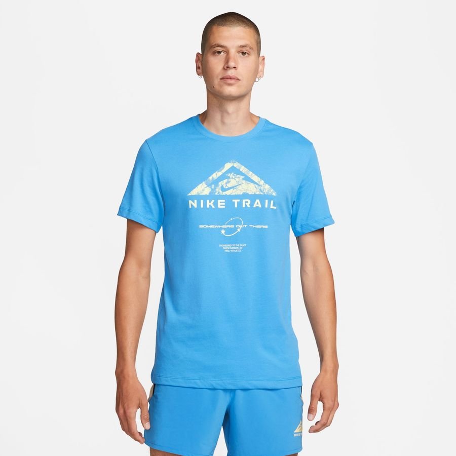 Nike Løbe T-Shirt Dri-FIT Run Trail - Blå