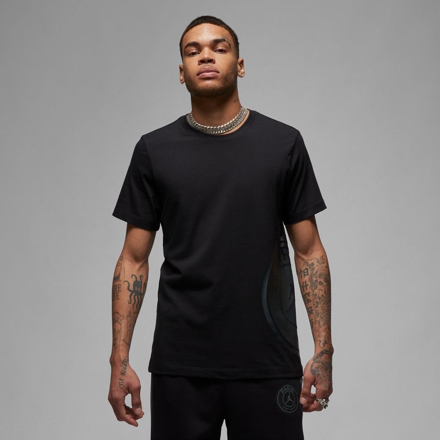 Bilde av Paris Saint-germain T-skjorte Jordan X Psg - Sort/grå - Nike, Størrelse Medium
