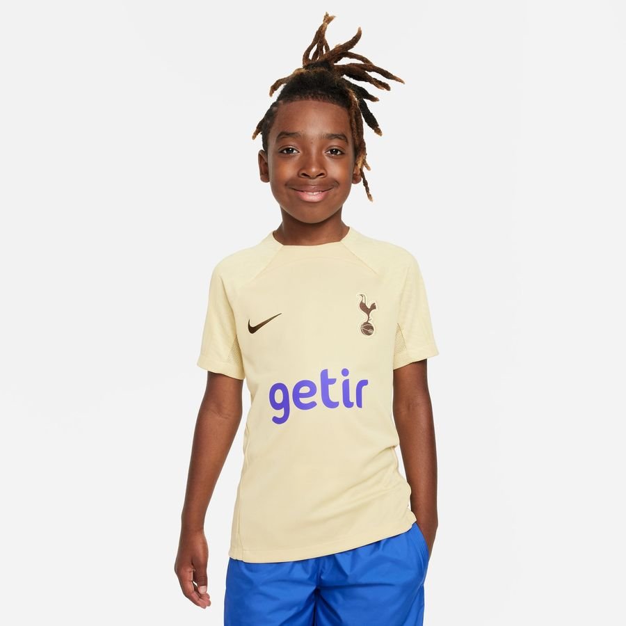 Tottenham Trænings T-Shirt Dri-FIT Strike - Guld/Lilla Børn thumbnail