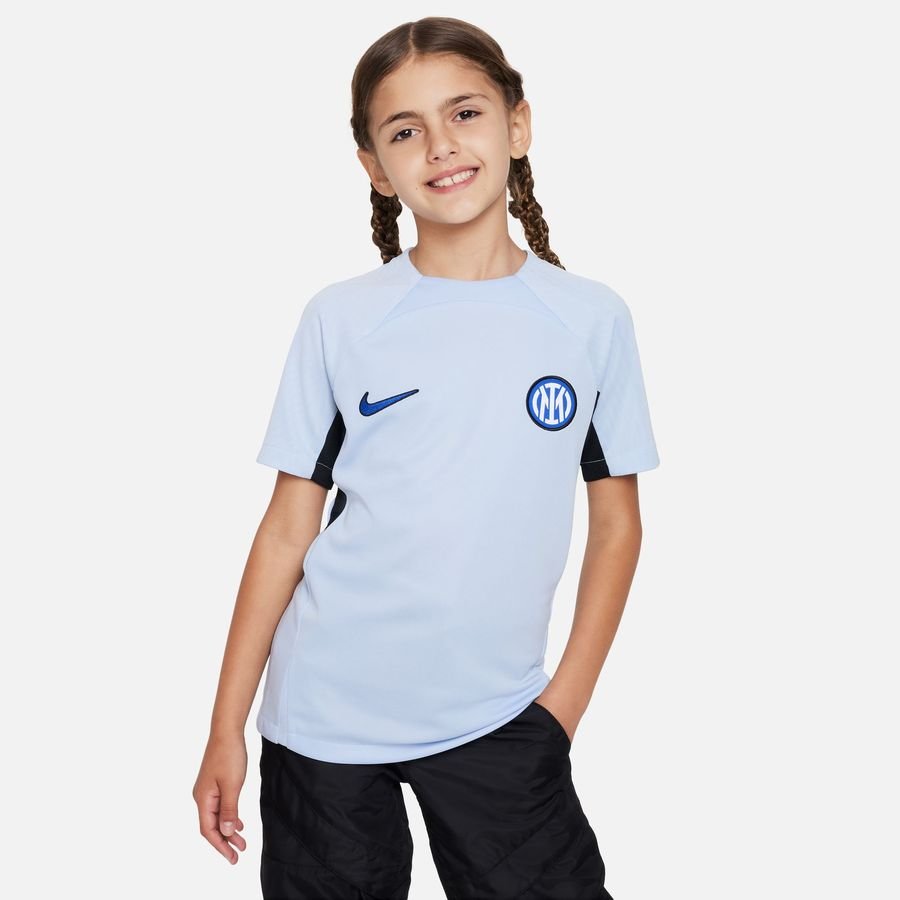 Nike Inter Trenings T-Skjorte Dri-FIT Strike - Blå/Sort/Blå Barn T-skjorter unisex