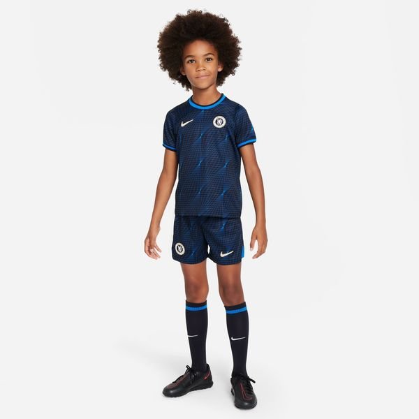 Chelsea Away Shirt 2023/24 Mini-Kit Kids | www.unisportstore.com