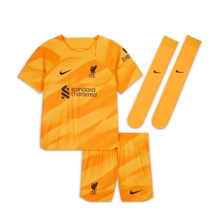 Liverpool Målmandstrøje 2023/24 Mini-Kit Børn