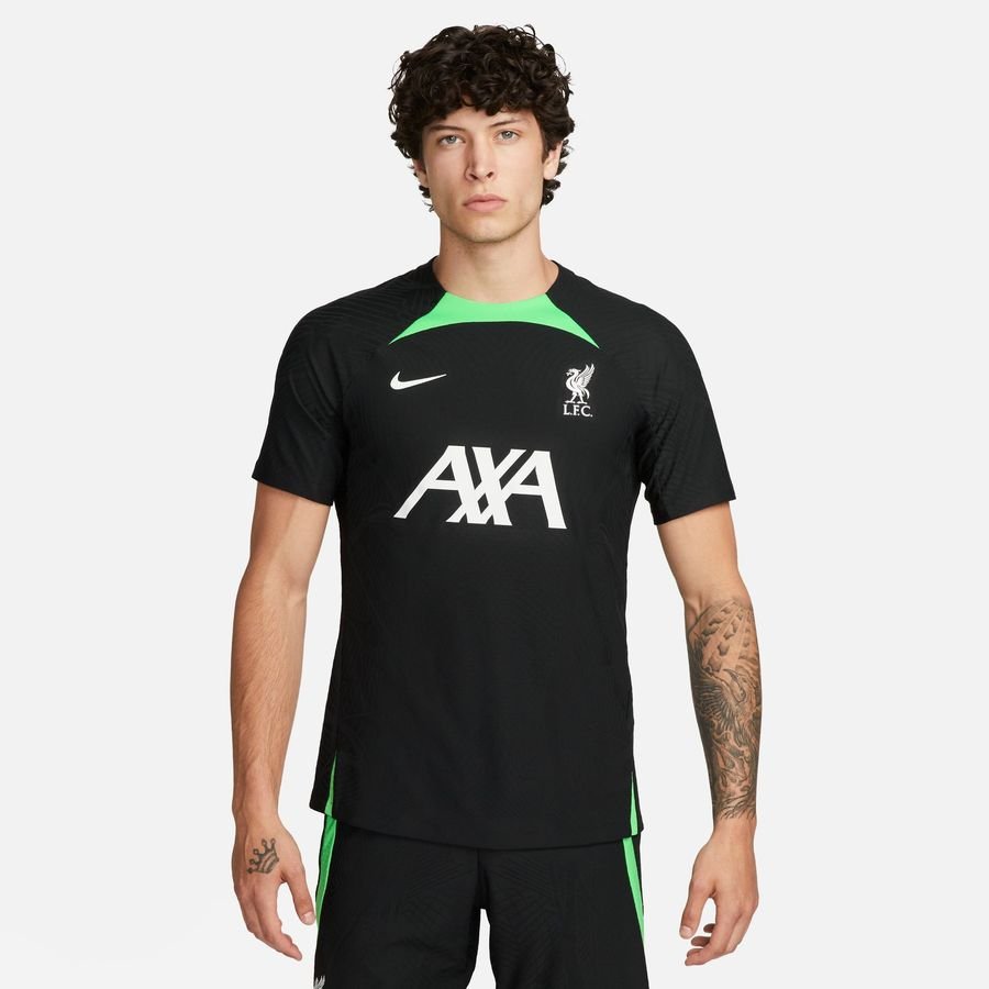 Liverpool Trænings T-Shirt Dri-FIT ADV Strike Elite - Sort/Poison Green/Hvid