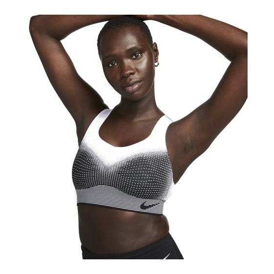 Nike Performance BAND BRA - Brassières de sport à maintien normal -  white/black/blanc 