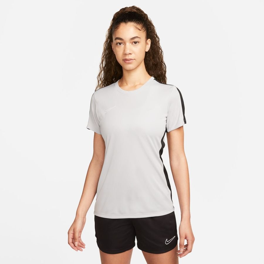 Nike Trænings T-Shirt Dri-FIT Academy 23 - Grå/Sort/Hvid Kvinde