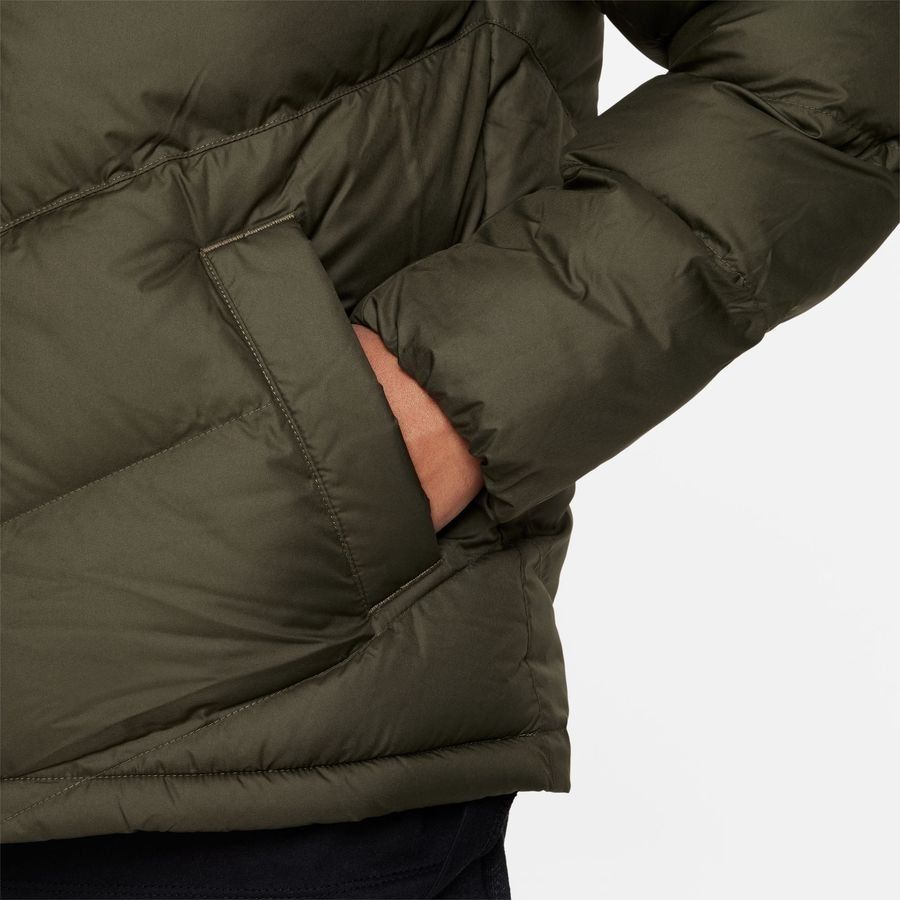 Nike Winter Jacket NSW synthetic-fill Hooded - Cargo Khaki/Black Kids