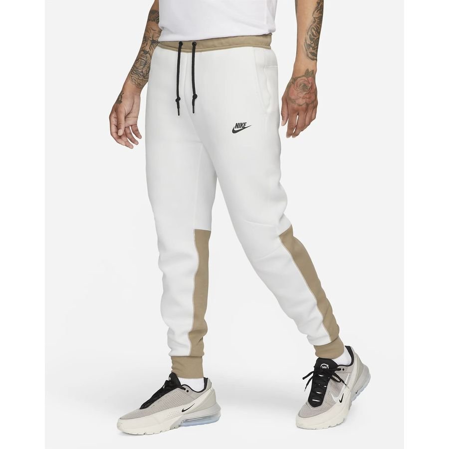 Nike Sweatpants NSW Tech Fleece 2023 - Hvid/Beige/Sort