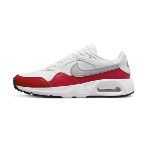 Nike Air Max SC Men's Shoes WHITE/WOLF GREY-UNIVERSITY RED-BLAC