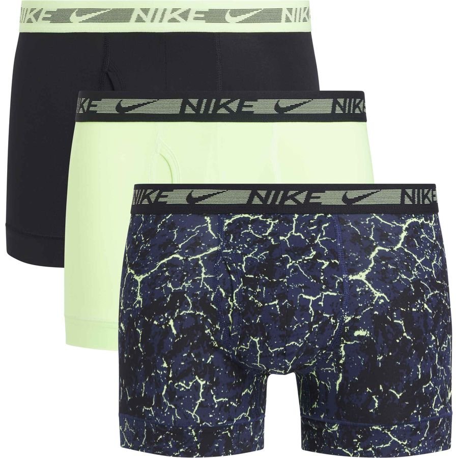 Nike Underbukser Brief Dri-FIT Ultra Stretch Micro 3-Pak - Sort/Grøn/Navy