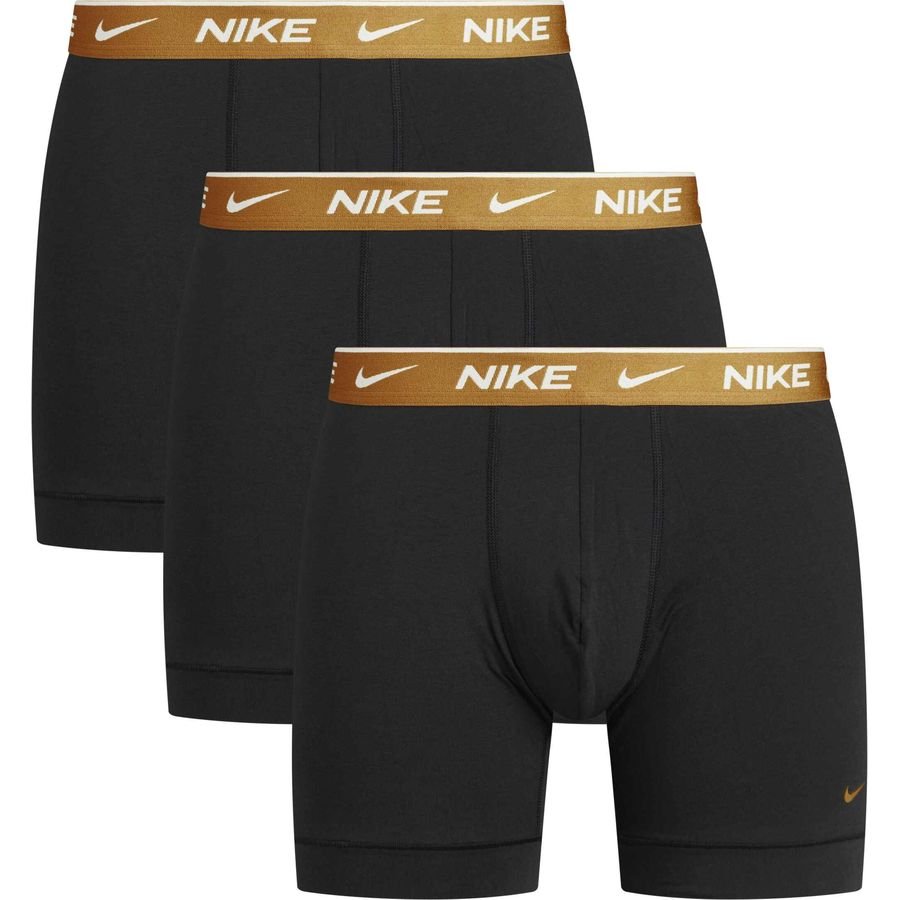 Nike Boxershorts 3-Pak - Sort/Guld
