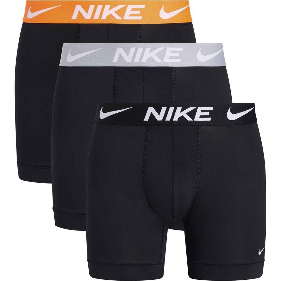 Nike Boxershorts 3-Pak - Sort/Hvid/Grå/Orange