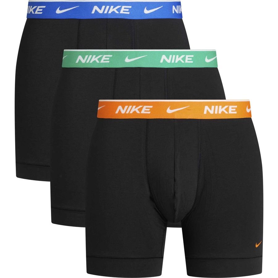 Nike Boxershorts 3-Pak - Sort/Blå/Orange/Grøn